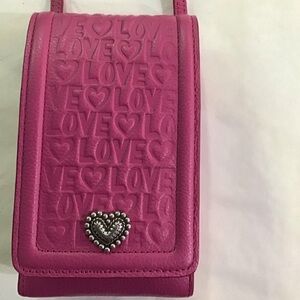 Brighton Phone Organizer Bubble Gum Pink NWT